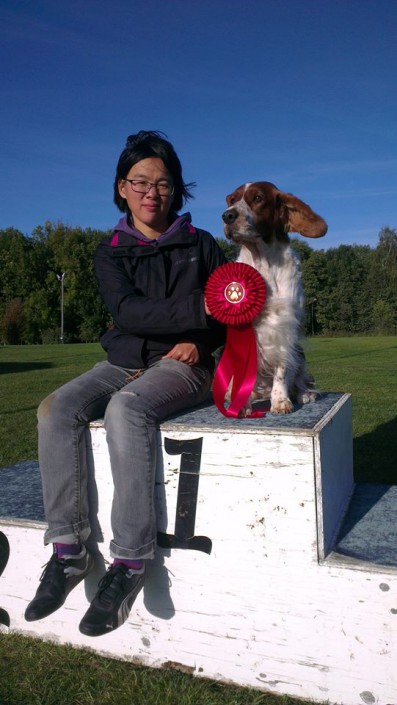 Kira & Jojo klubbmästare i agility 2014